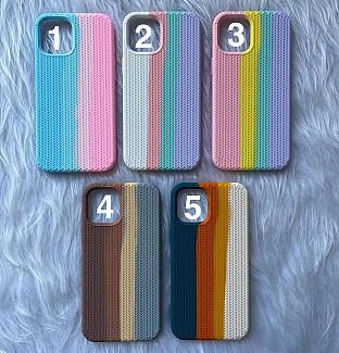 قاب حصیری رنگین کمانی iphone